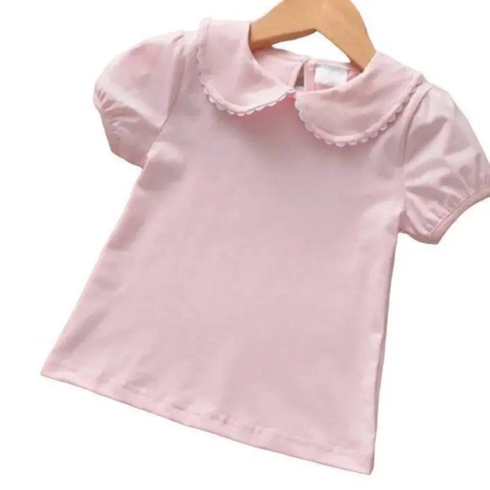New girl’s pink striped pants 18-24 months